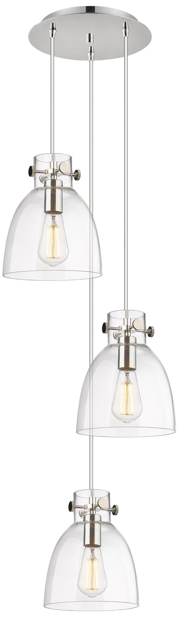 Innovations Lighting Newton Bell Silver Collection