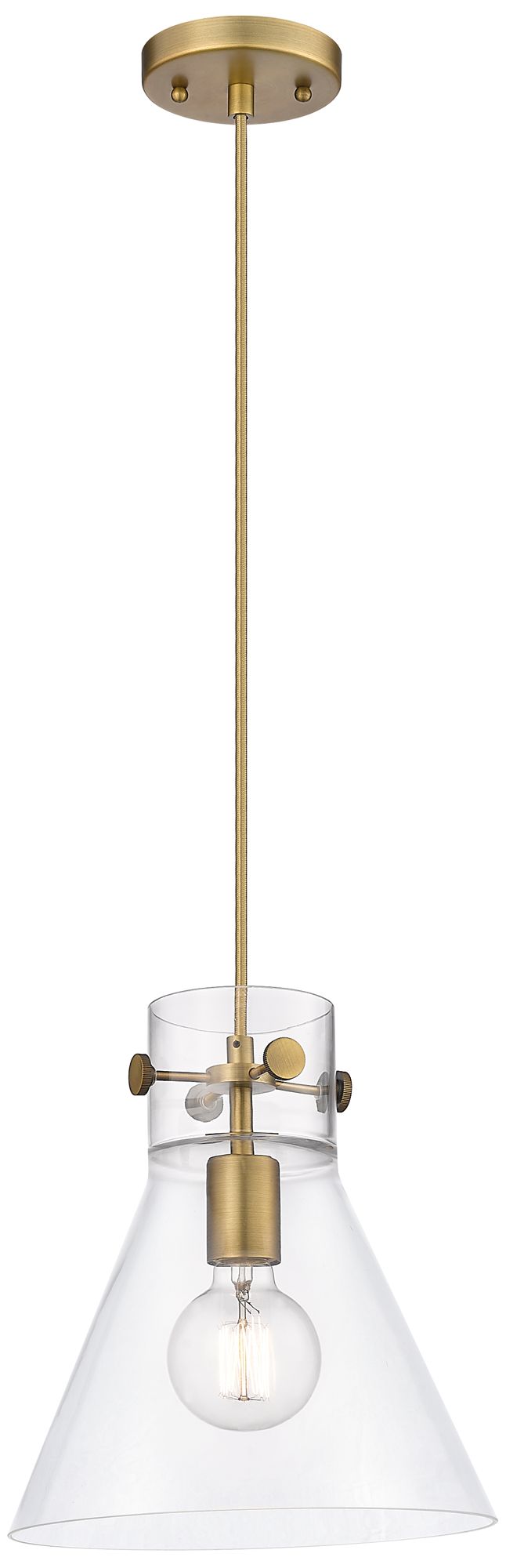 Innovations Lighting Newton Cone Brass - Antique Brass Collection