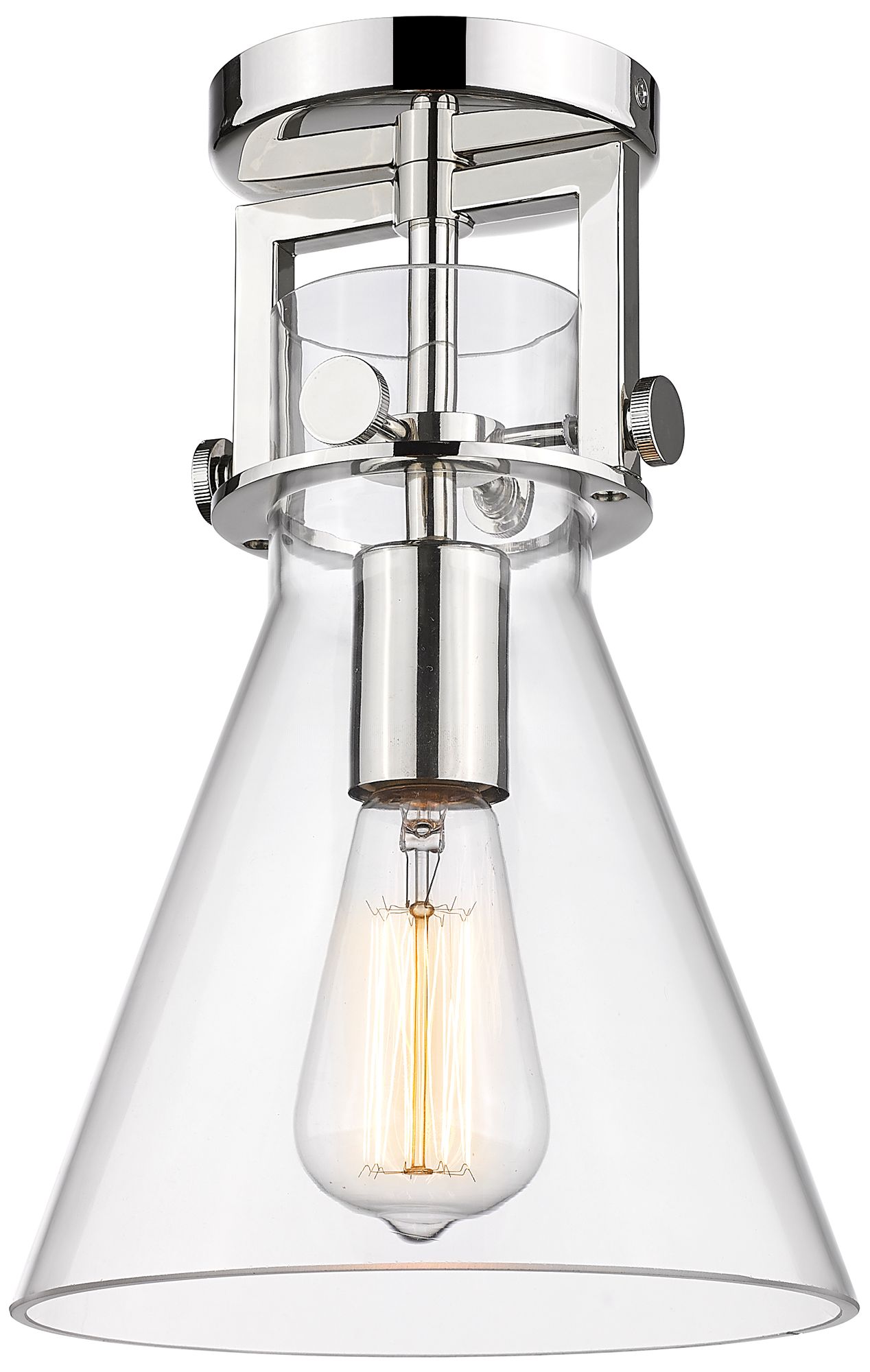 Innovations Lighting Newton Cone Silver Collection
