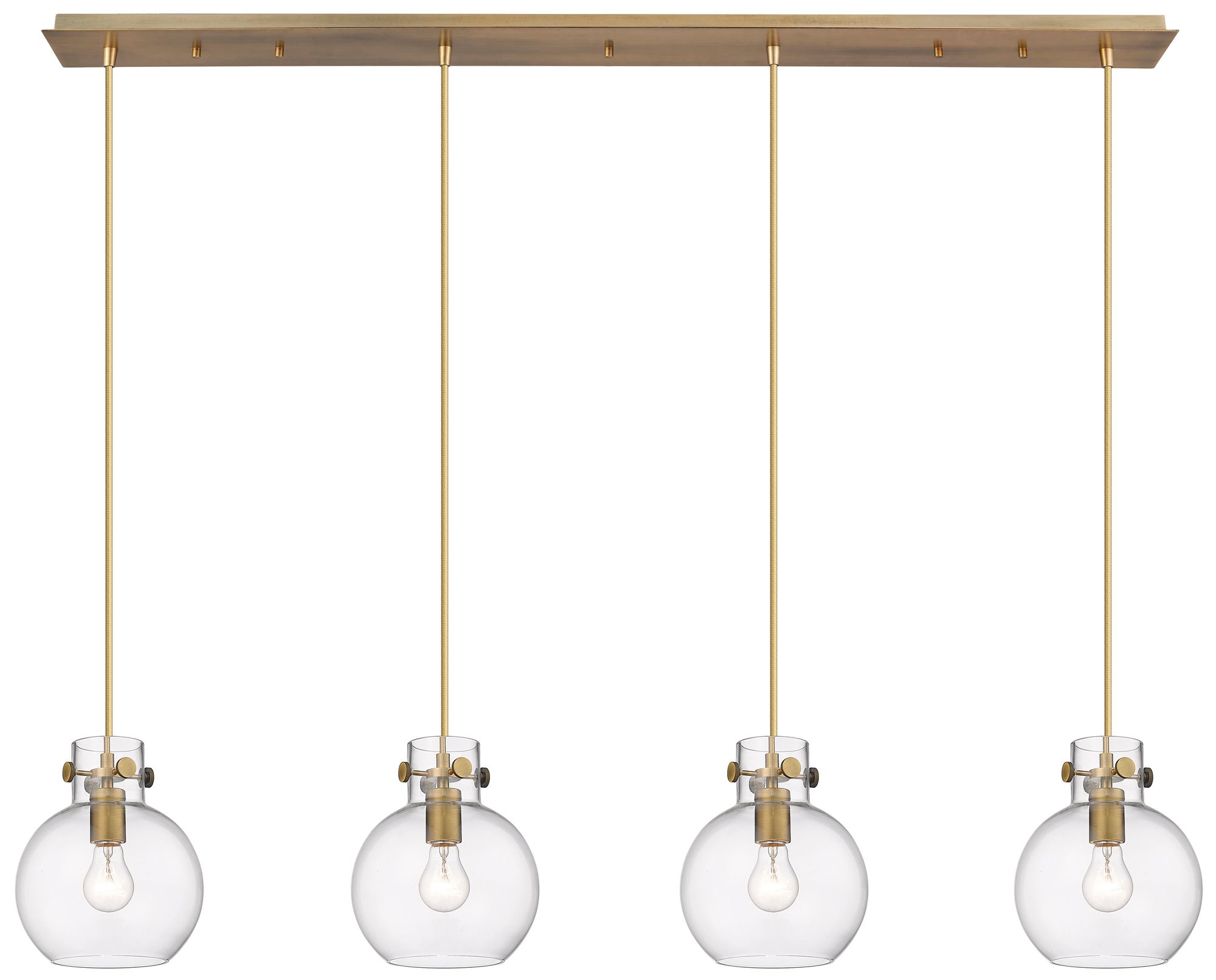 Innovations Lighting Newton Sphere Brass - Antique Brass Collection