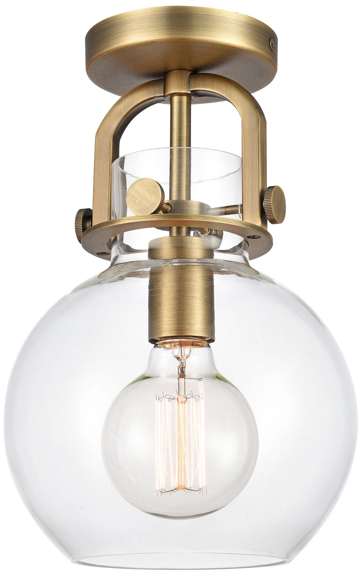 Innovations Lighting Newton Sphere Brass - Antique Brass Collection