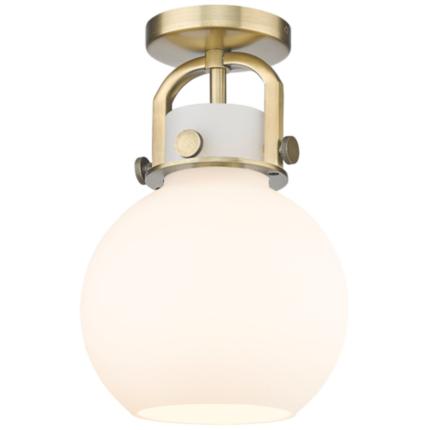 Innovations Lighting Newton Sphere Brass - Antique Brass Collection