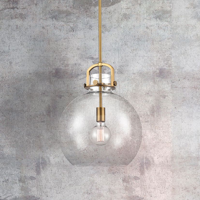 Innovations Lighting Newton Sphere Brass - Antique Brass Collection