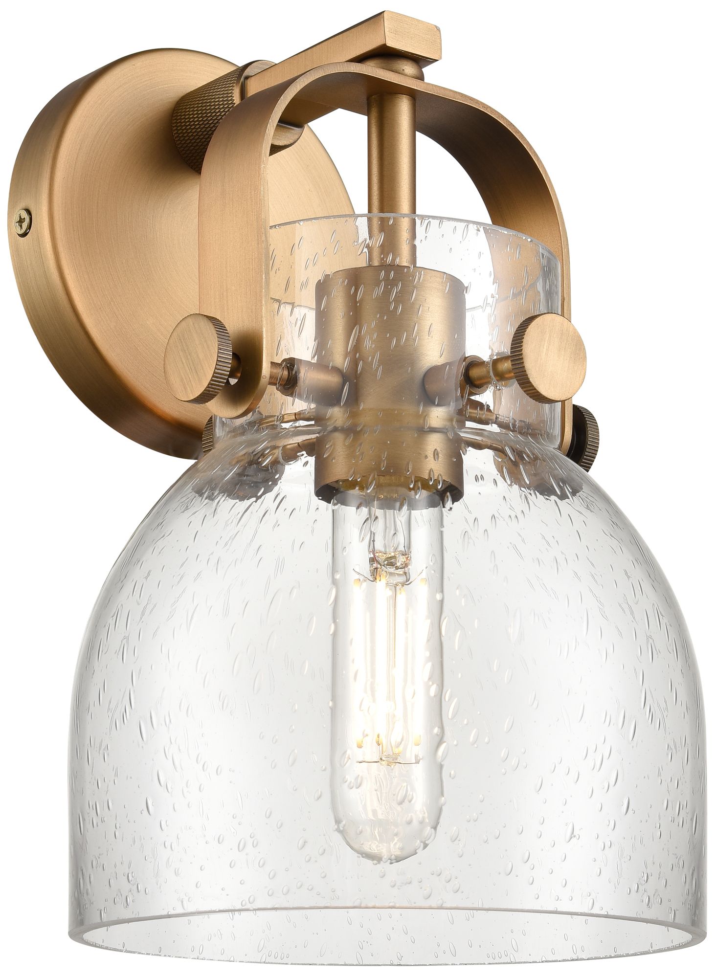 Innovations Lighting Pilaster II Bell Brass - Antique Brass Collection