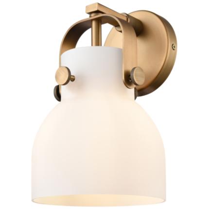 Innovations Lighting Pilaster II Bell Brass - Antique Brass Collection