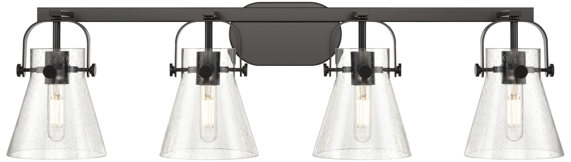 Innovations Lighting Pilaster II Cone Black Collection