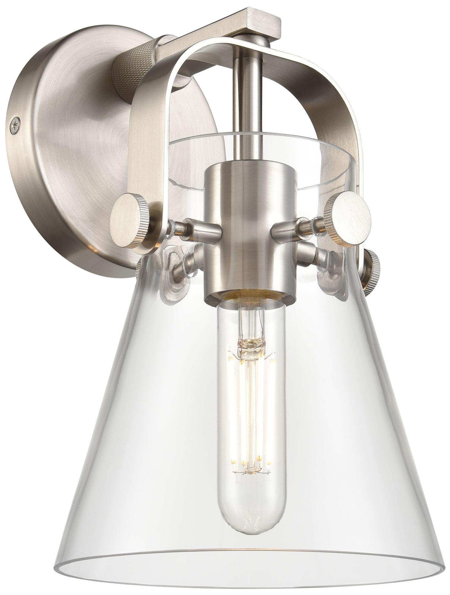 Innovations Lighting Pilaster II Cone Silver Collection
