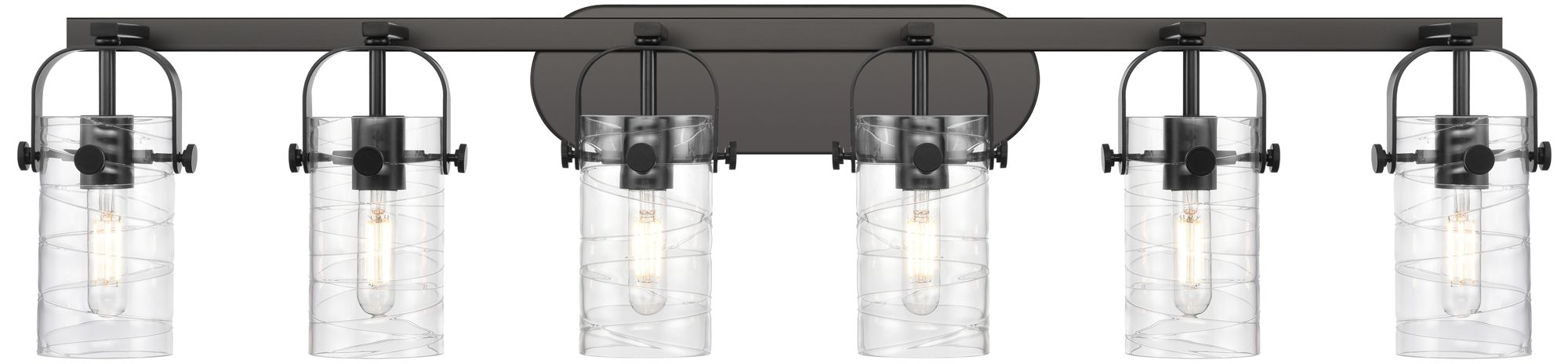 Innovations Lighting Pilaster II Cylinder Black Collection