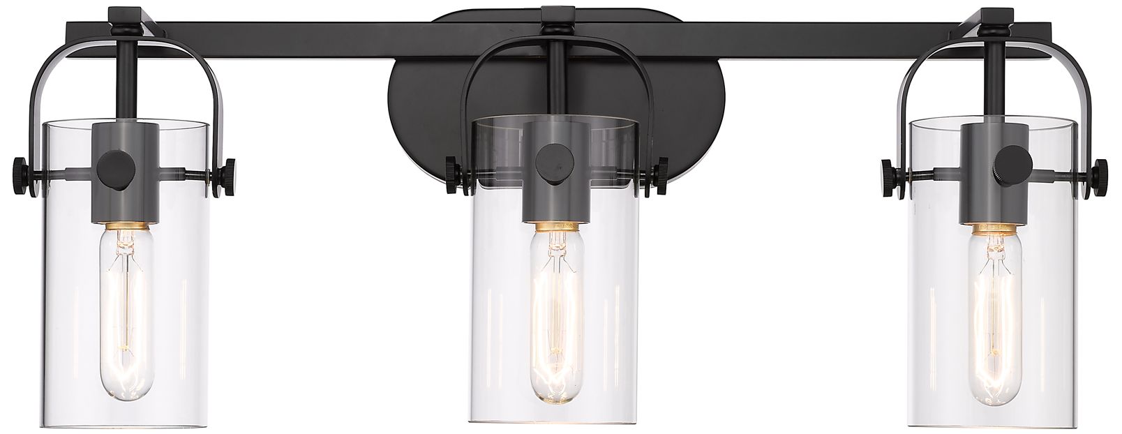 Innovations Lighting Pilaster II Cylinder Black Collection