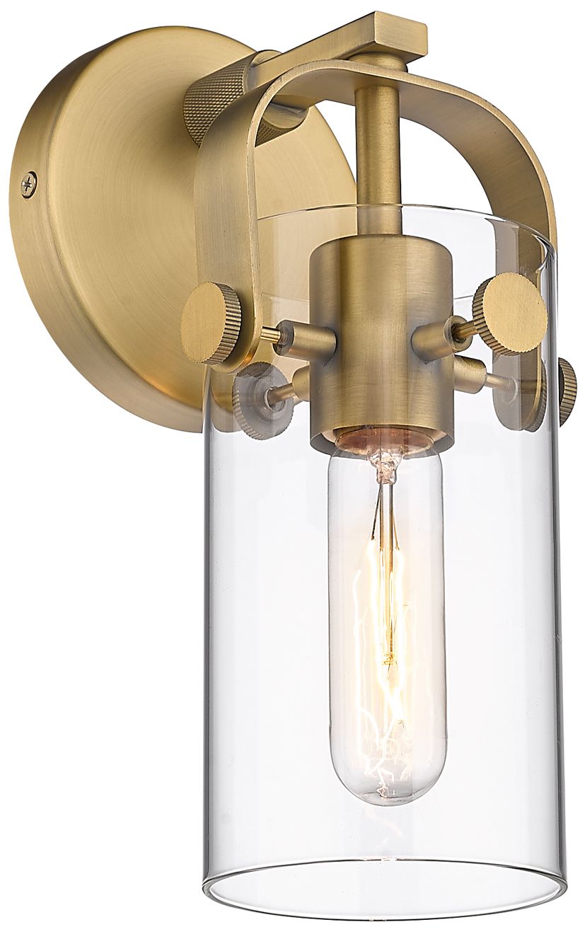 Innovations Lighting Pilaster II Cylinder Brass - Antique Brass Collection