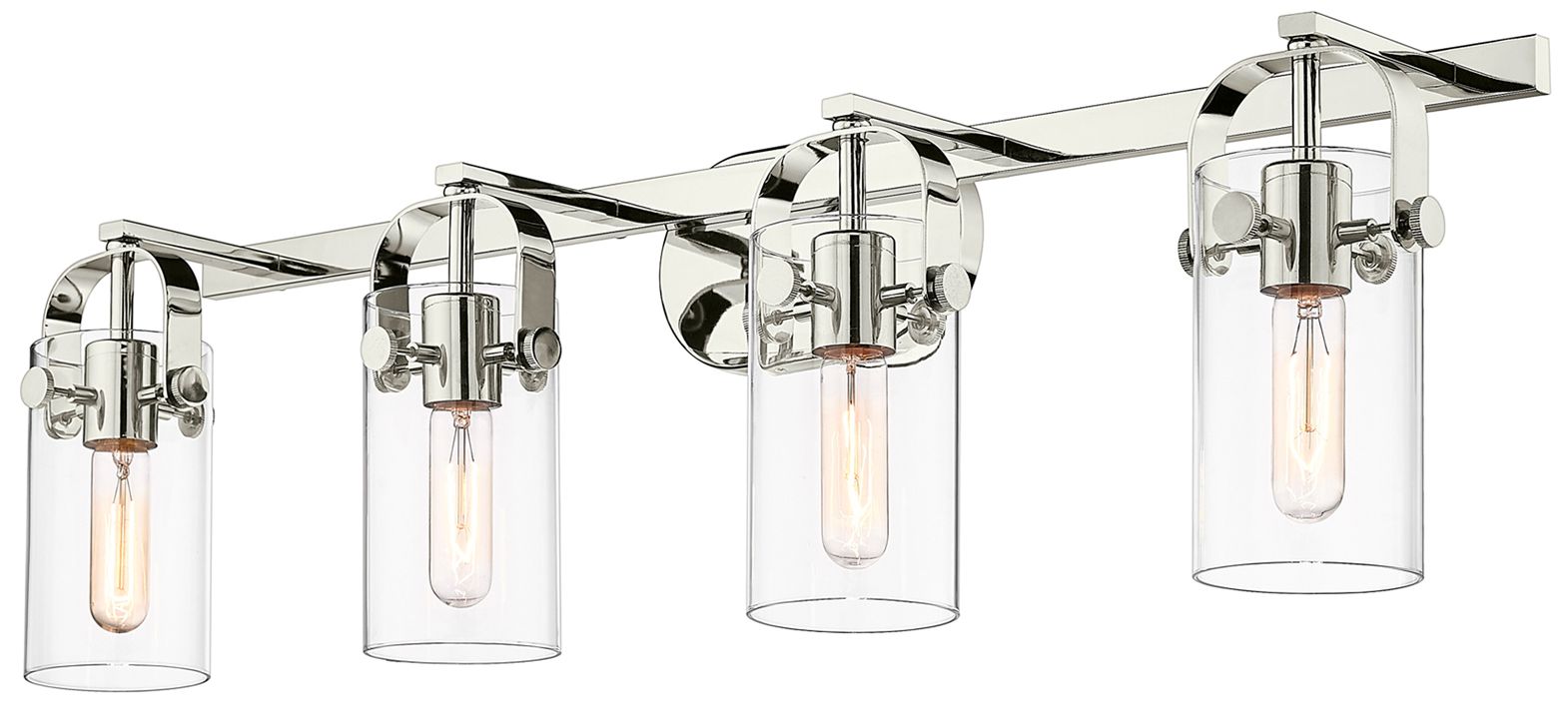 Innovations Lighting Pilaster II Cylinder Chrome Collection