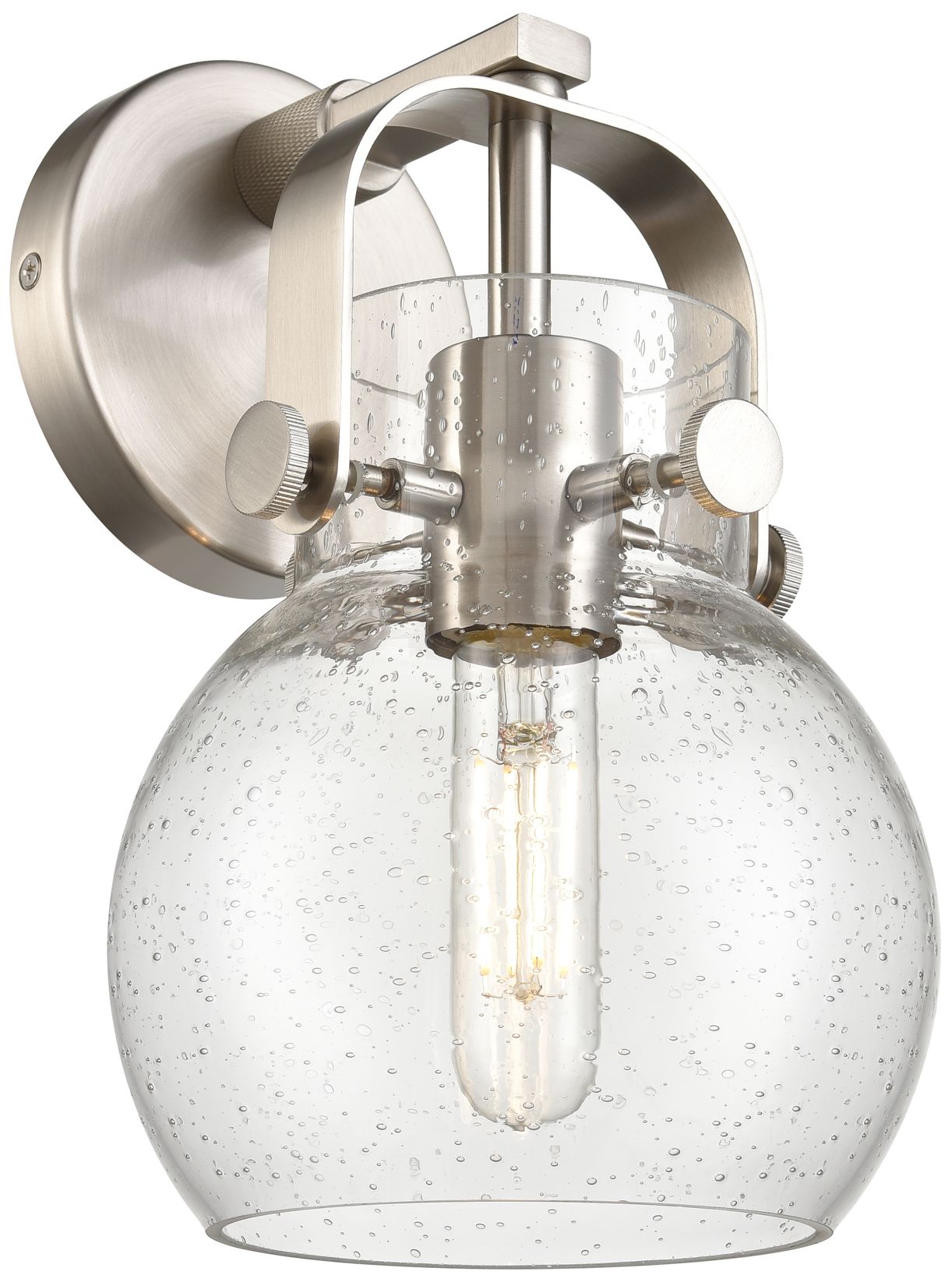 Innovations Lighting Pilaster II Sphere Silver Collection