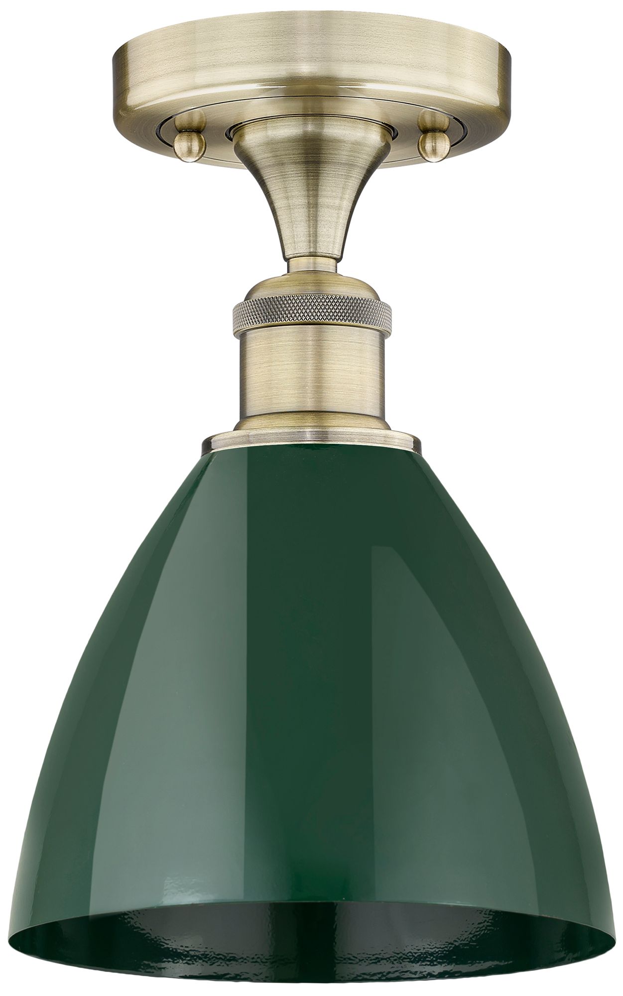 Innovations Lighting Plymouth Dome Brass - Antique Brass Collection