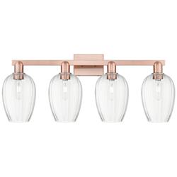Innovations Lighting Preston 36" 4-Light Antique Copper Bath Light