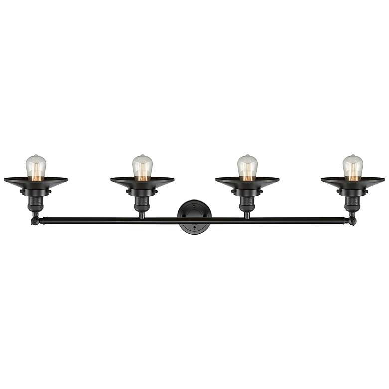 Image 2 Innovations Lighting Railroad 44" 4-Light Bronze LED Bath Light more views