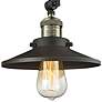 3_Innovations Lighting Railroad 8" Black Brass Adjustable Ceiling Light more views