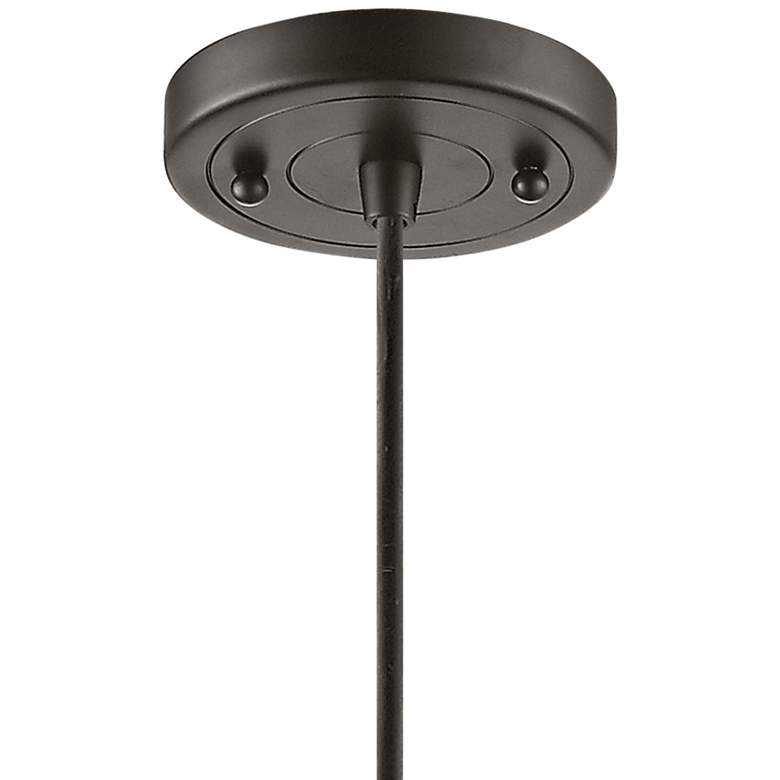 Image 3 Innovations Lighting Railroad 8 inch Wide Oil-Rubbed Bronze Mini Pendant more views