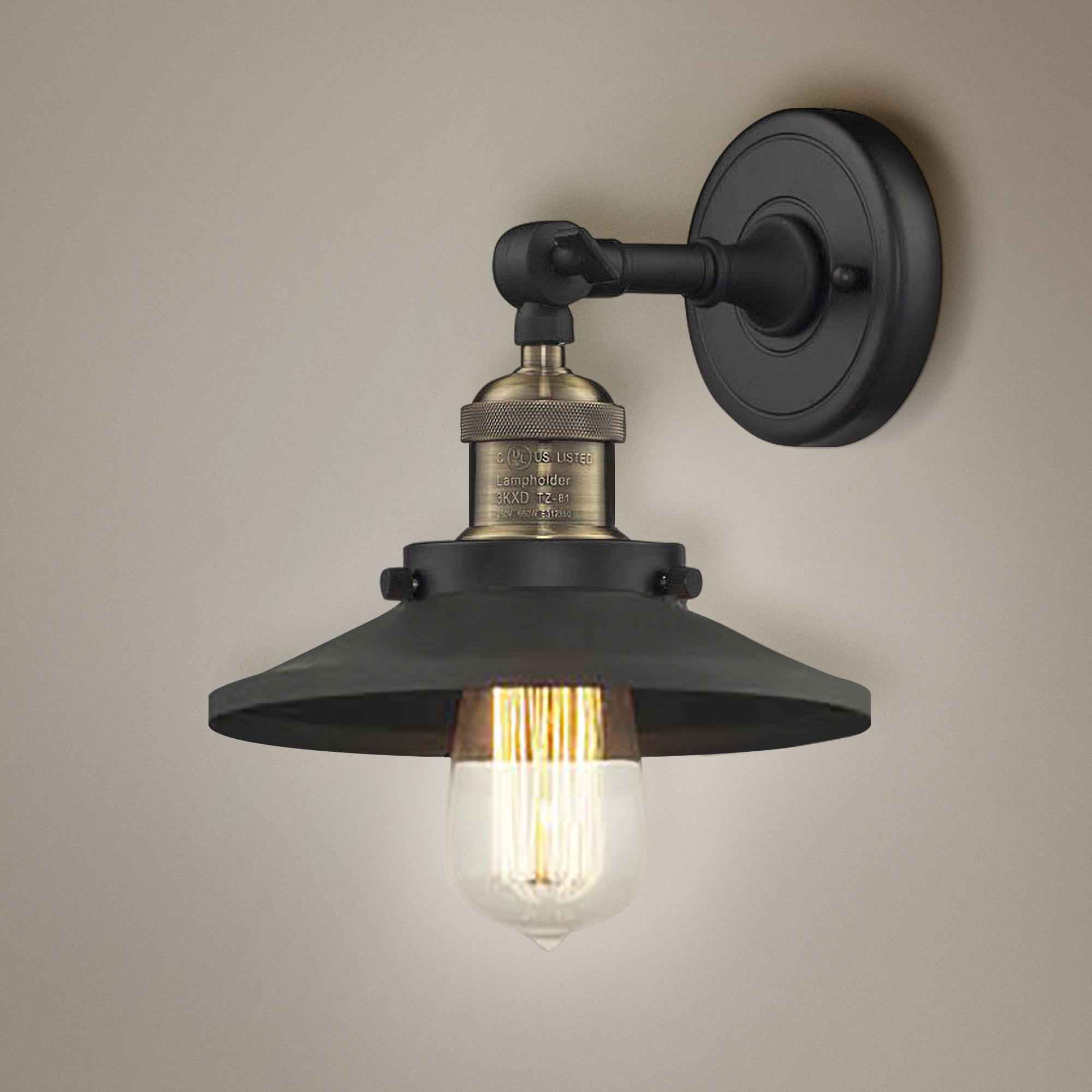Innovations Lighting Railroad Black Collection