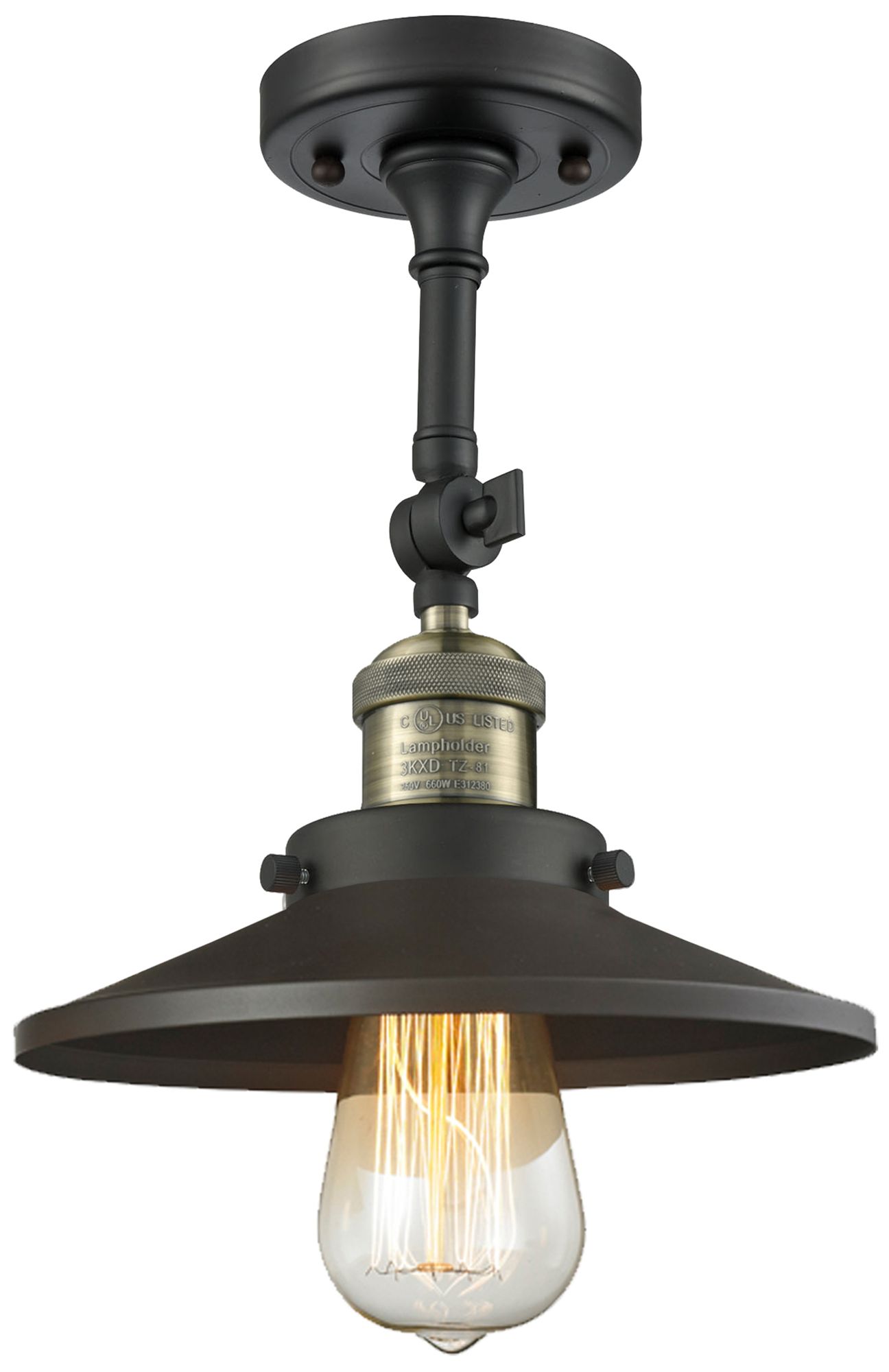 Innovations Lighting Railroad Black Collection
