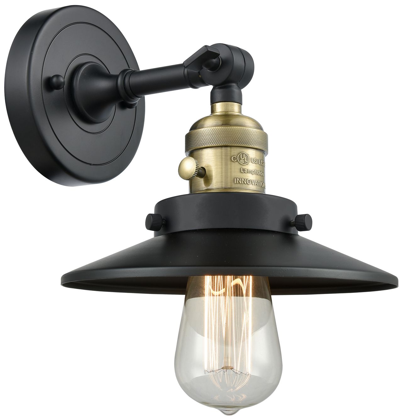 Innovations Lighting Railroad Black Collection
