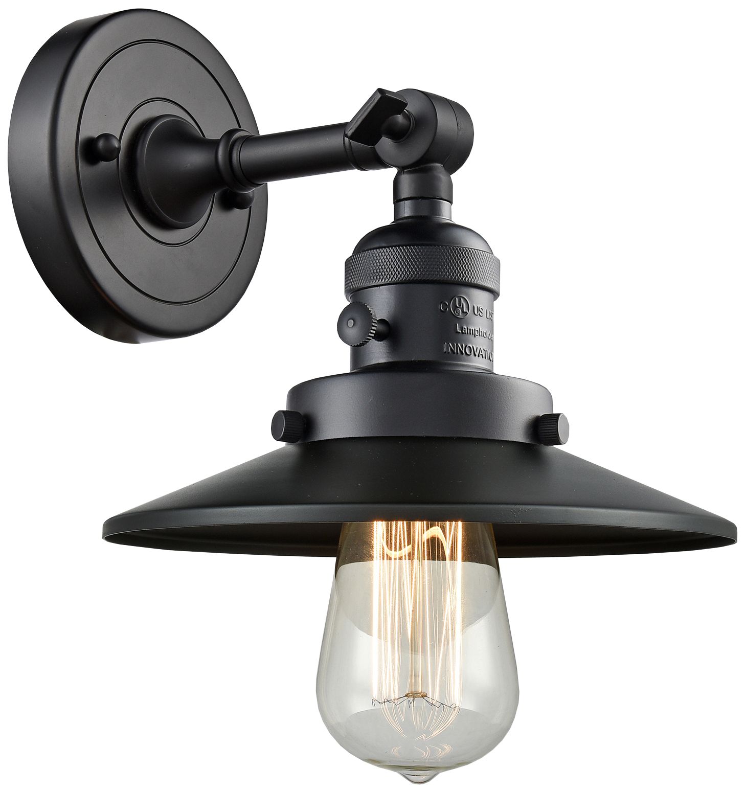 Innovations Lighting Railroad Black Collection