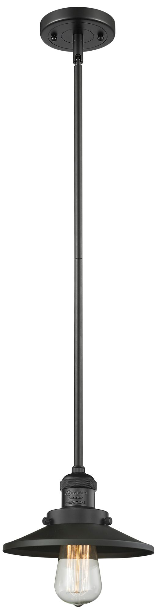 Innovations Lighting Railroad Black Collection