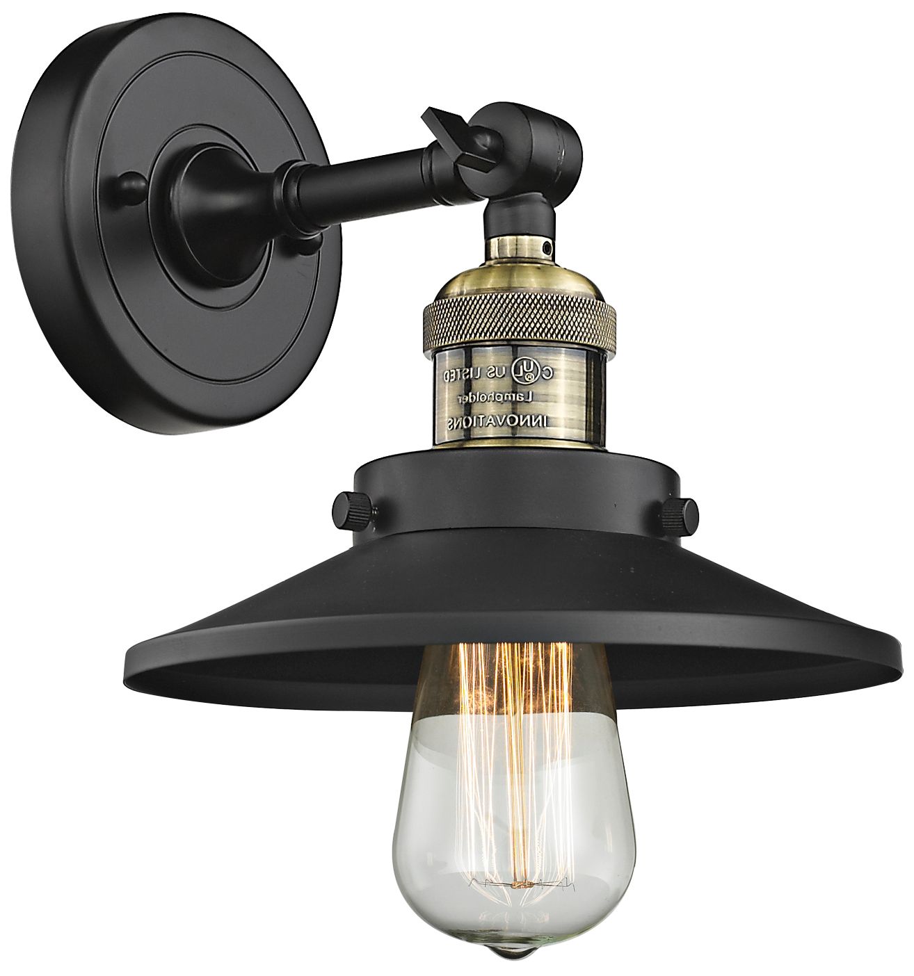 Innovations Lighting Railroad Black Collection