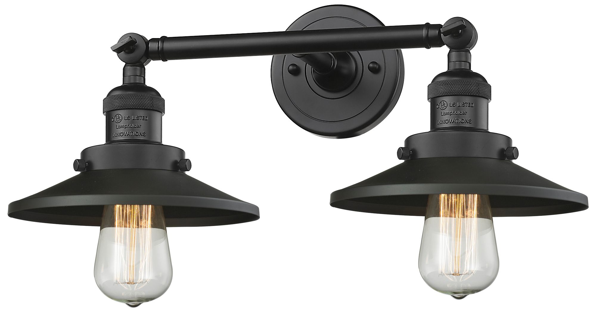 Innovations Lighting Railroad Black Collection