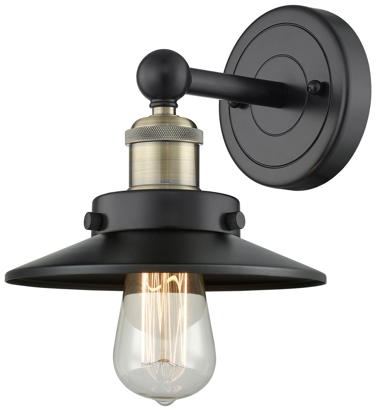 Innovations Lighting Railroad Black Collection