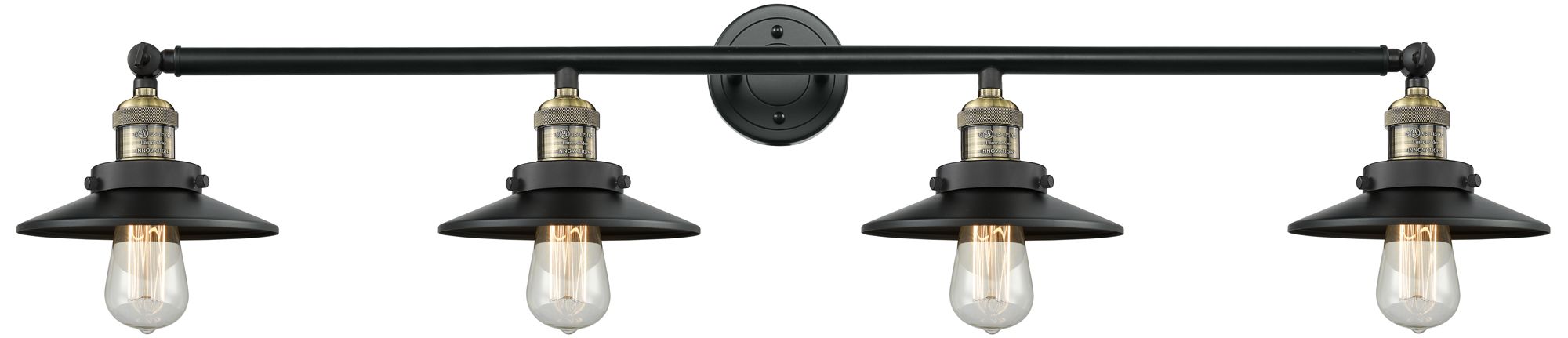 Innovations Lighting Railroad Black Collection