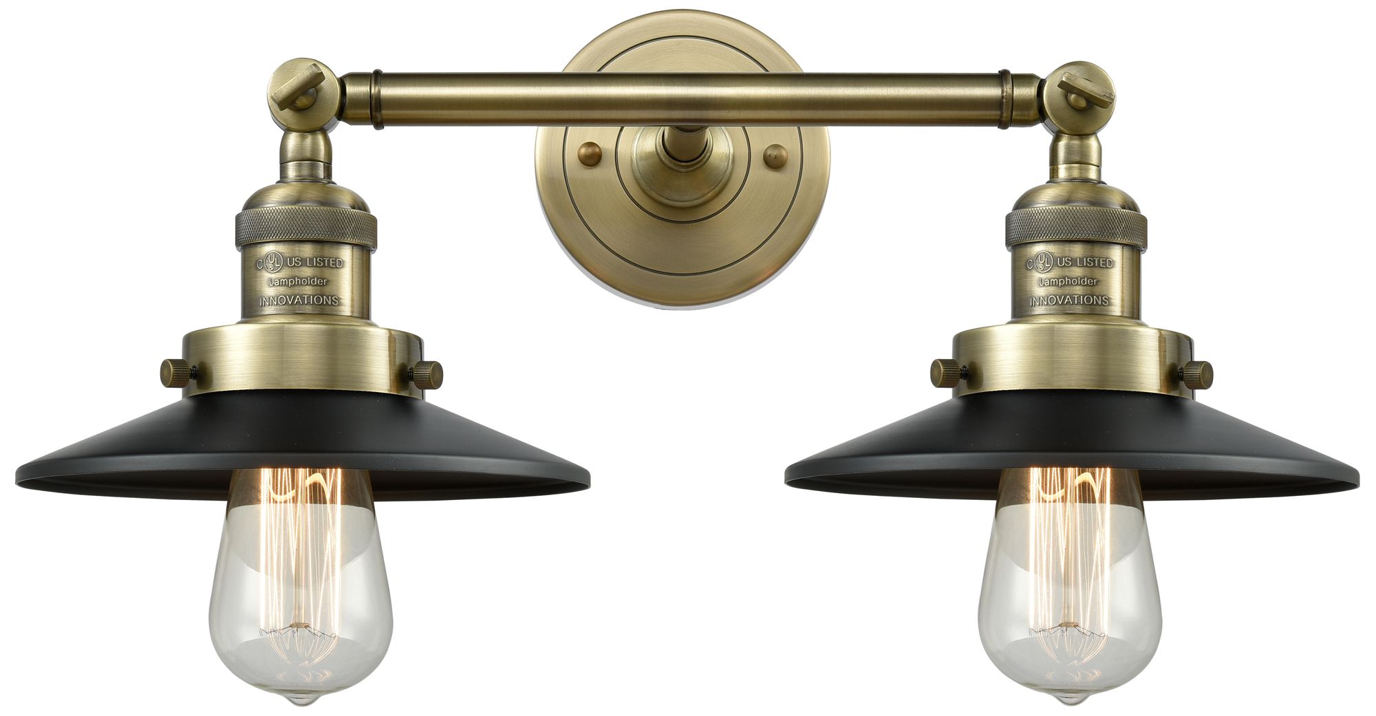 Innovations Lighting Railroad Brass - Antique Brass Collection