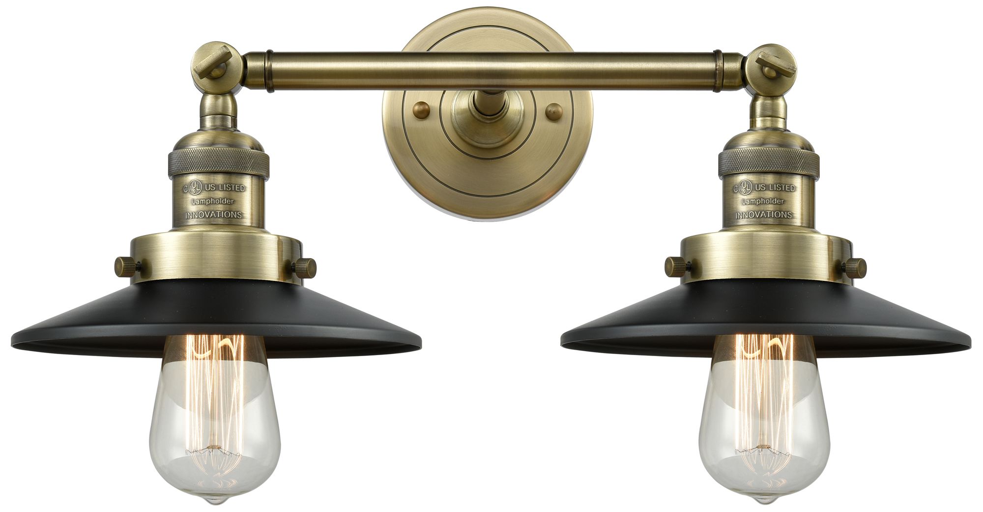 Innovations Lighting Railroad Brass - Antique Brass Collection