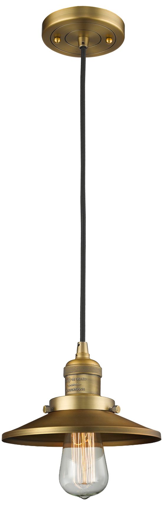 Innovations Lighting Railroad Brass - Antique Brass Collection