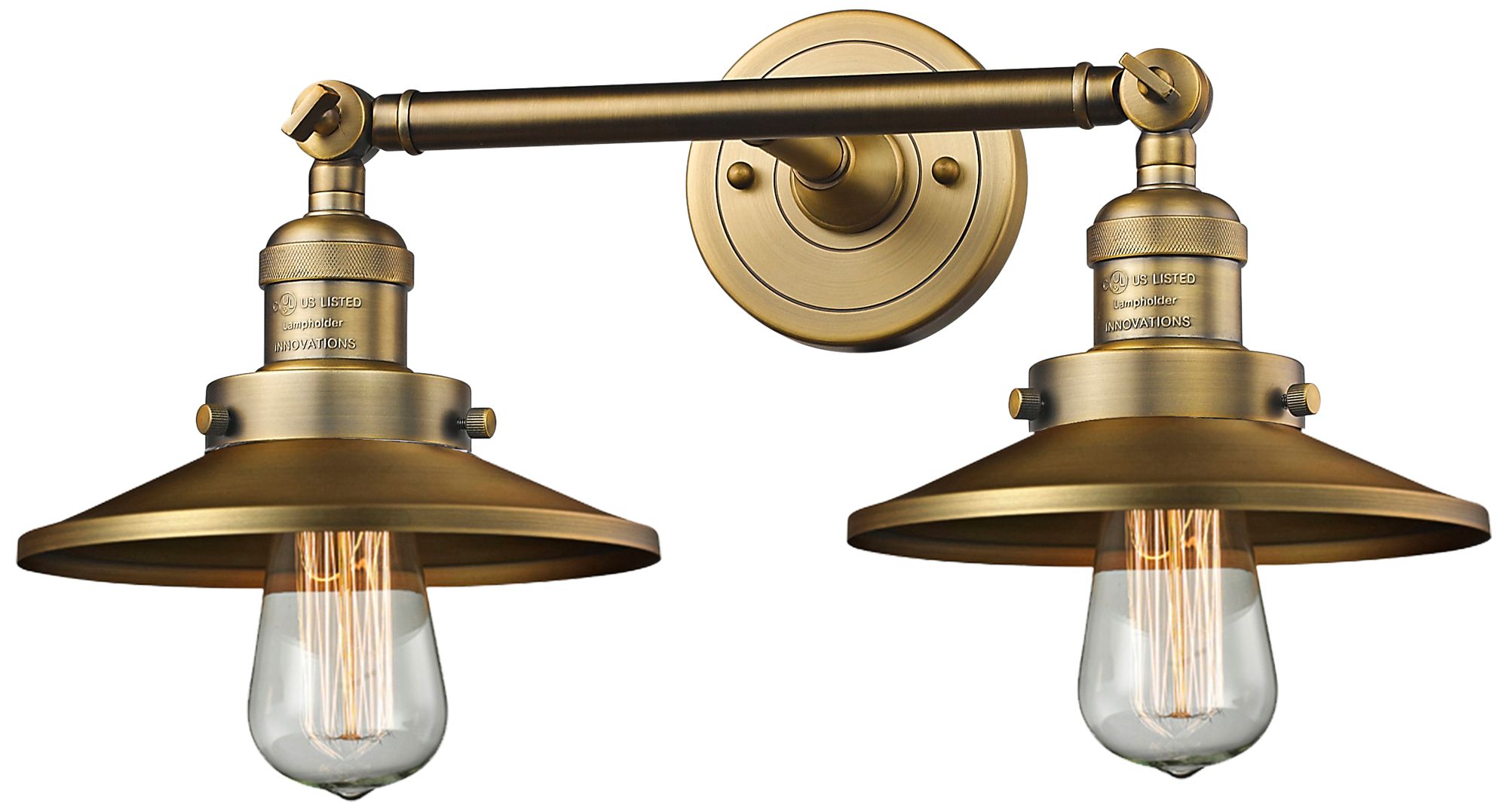 Innovations Lighting Railroad Brass - Antique Brass Collection