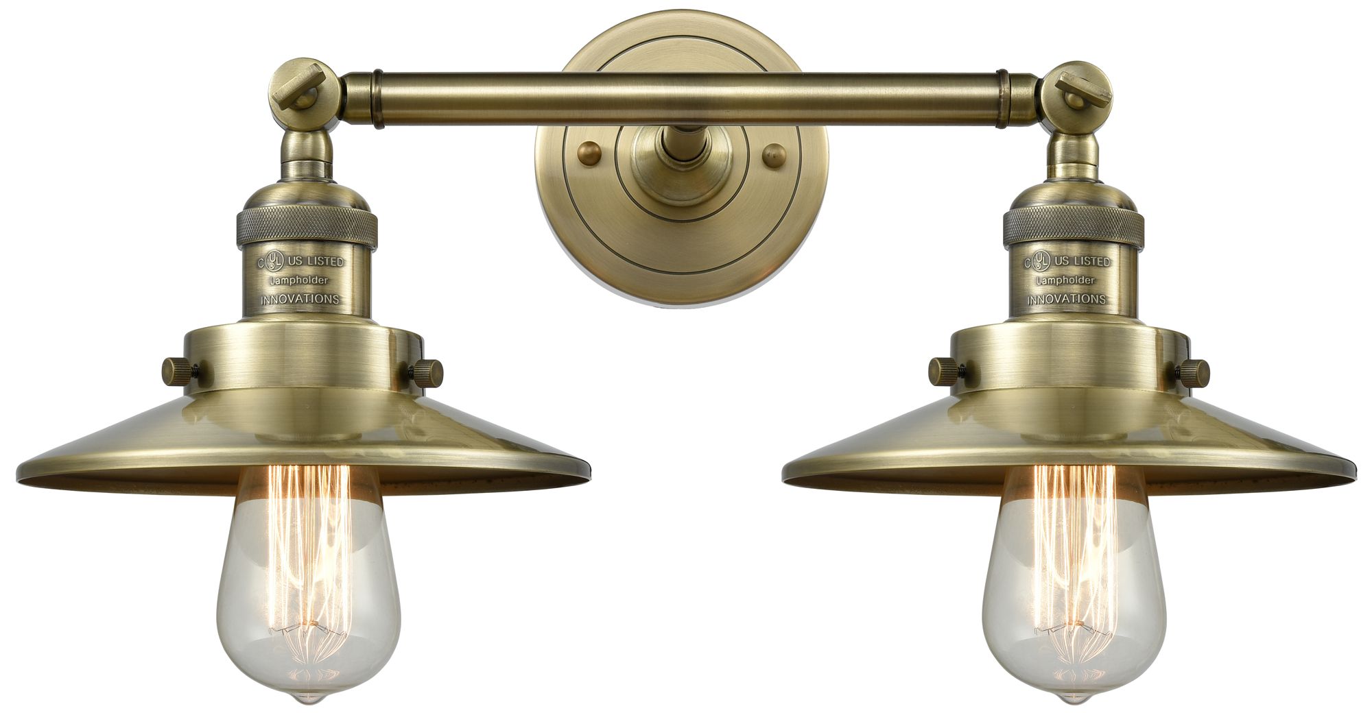 Innovations Lighting Railroad Brass - Antique Brass Collection