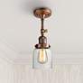 1_Innovations Lighting Small Bell 5" Copper Adjustable Ceiling Light