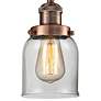 3_Innovations Lighting Small Bell 5" Copper Adjustable Ceiling Light more views