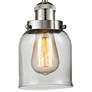 2_Innovations Lighting Small Bell 5" Wide Polished Nickel Ceiling Light more views