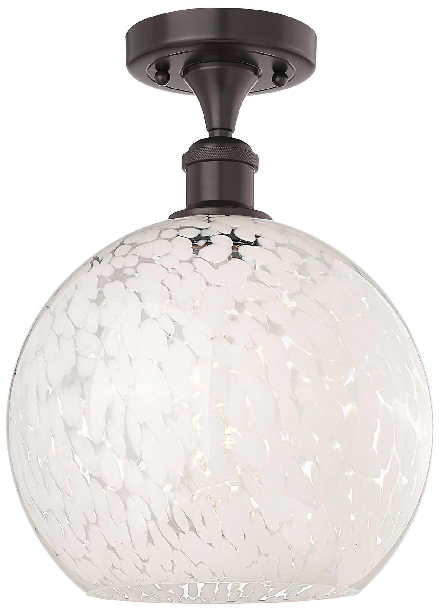 Innovations Lighting White Mouchette Bronze Collection