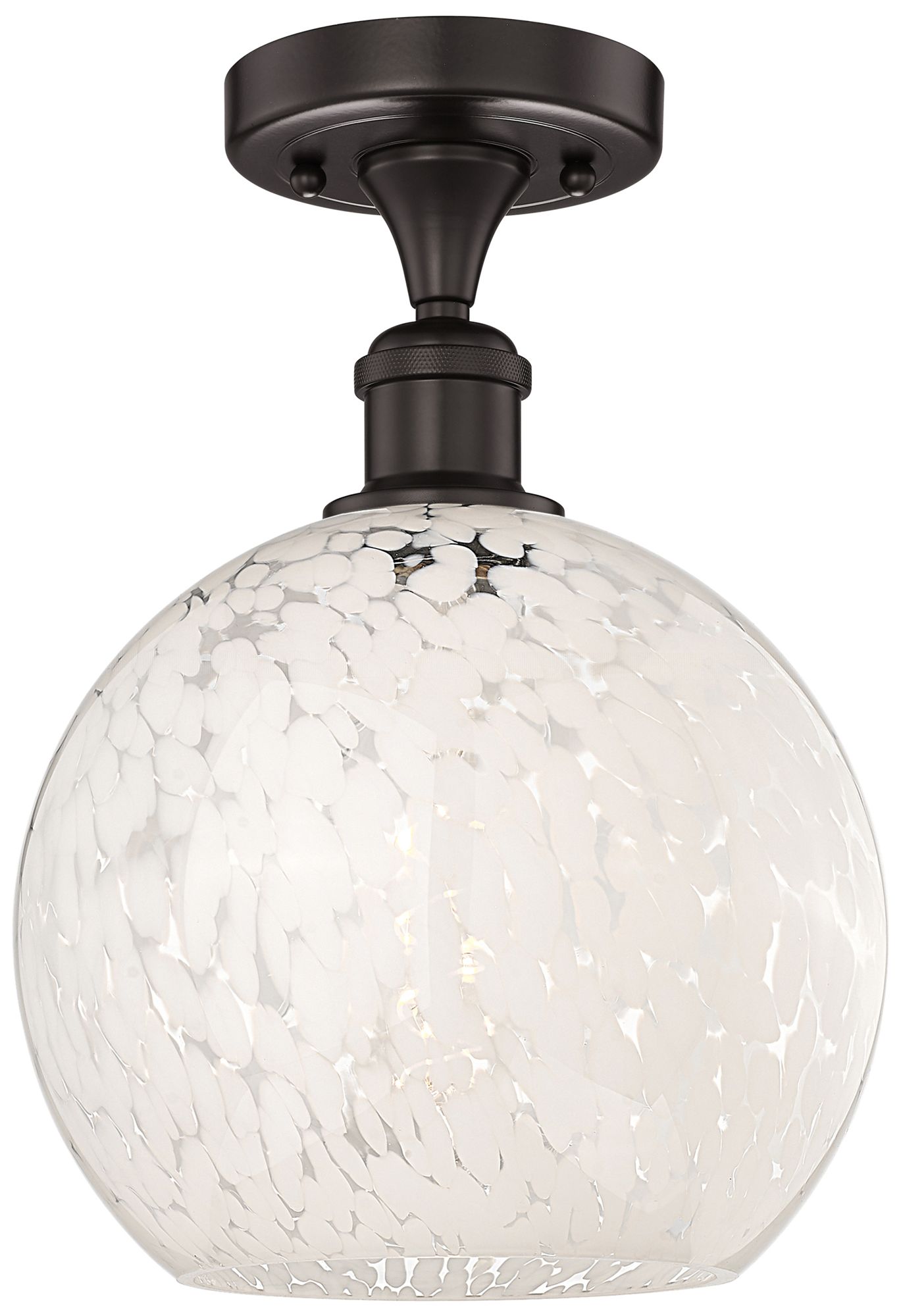 Innovations Lighting White Mouchette Bronze Collection