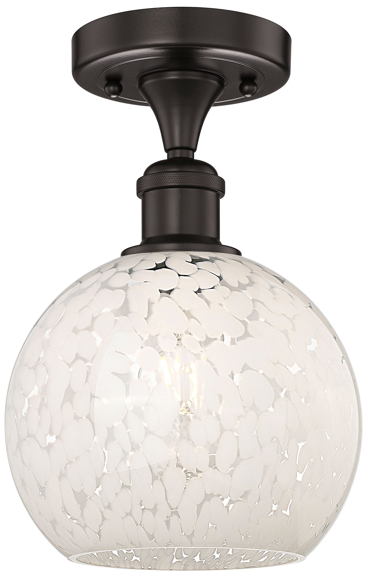 Innovations Lighting White Mouchette Bronze Collection