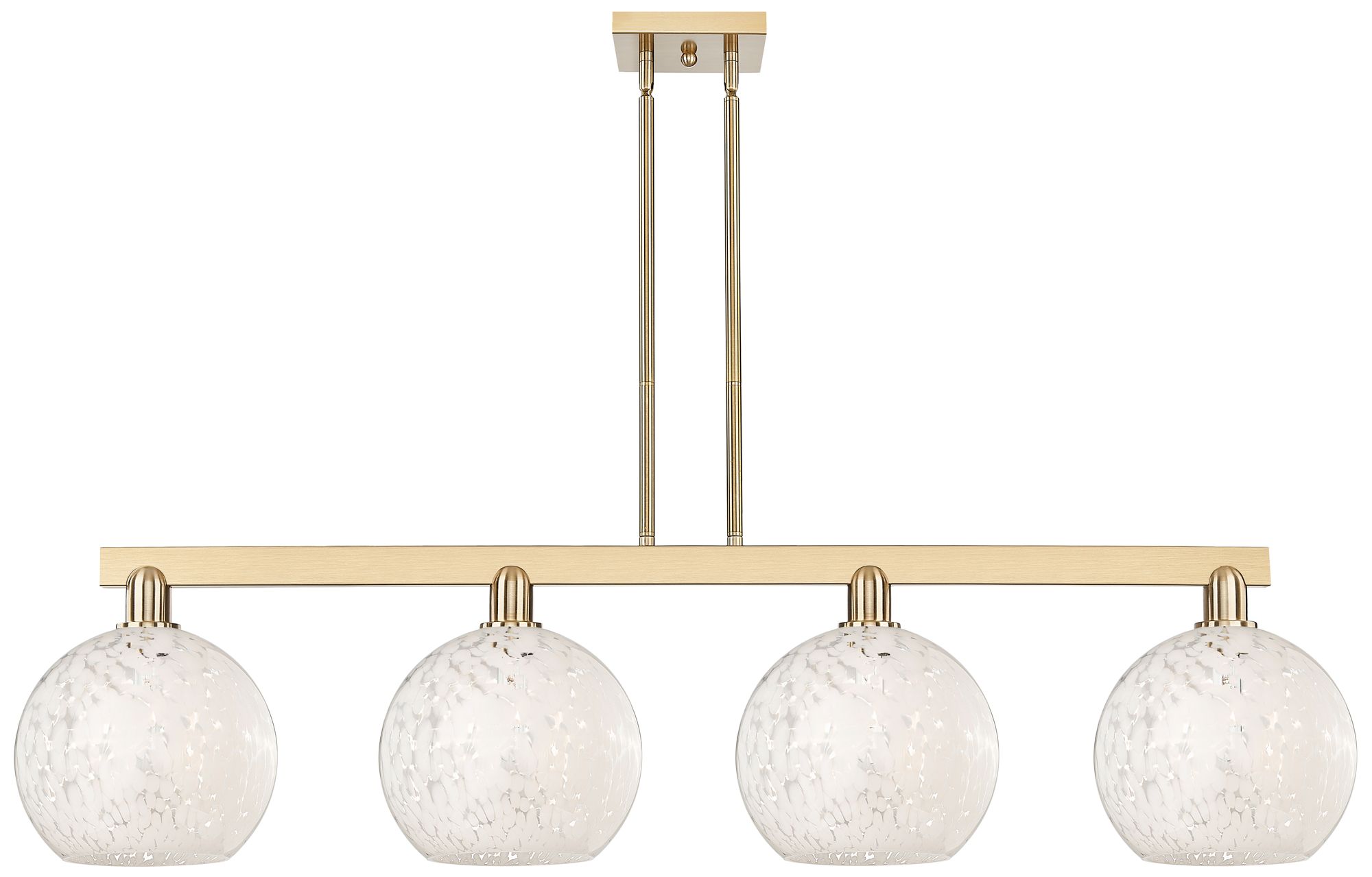 Innovations Lighting White Mouchette Bronze Collection