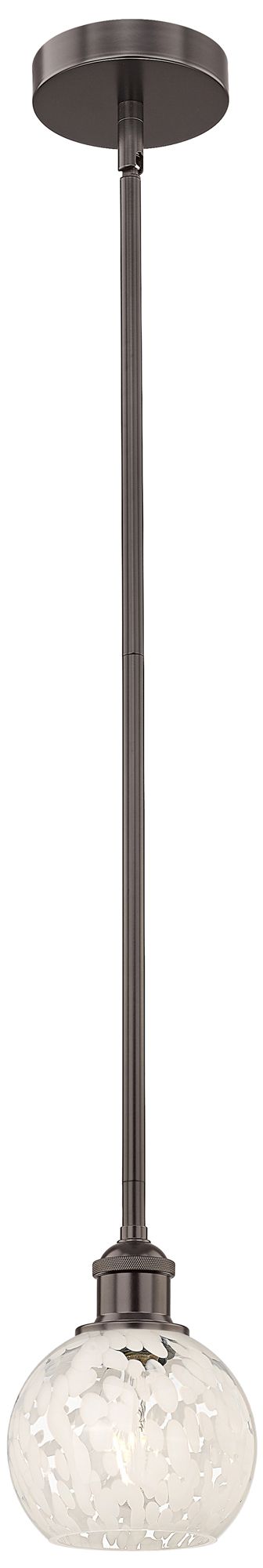 Innovations Lighting White Mouchette Brown Collection