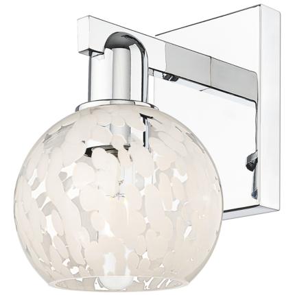 Innovations Lighting White Mouchette Chrome Collection