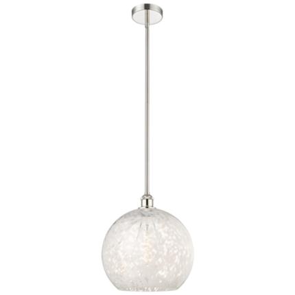 Innovations Lighting White Mouchette Chrome Collection