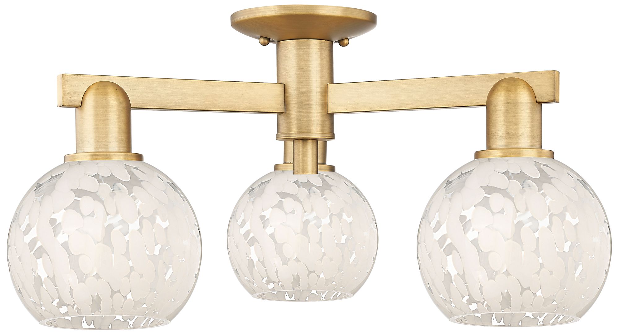 Innovations Lighting White Mouchette Copper Collection