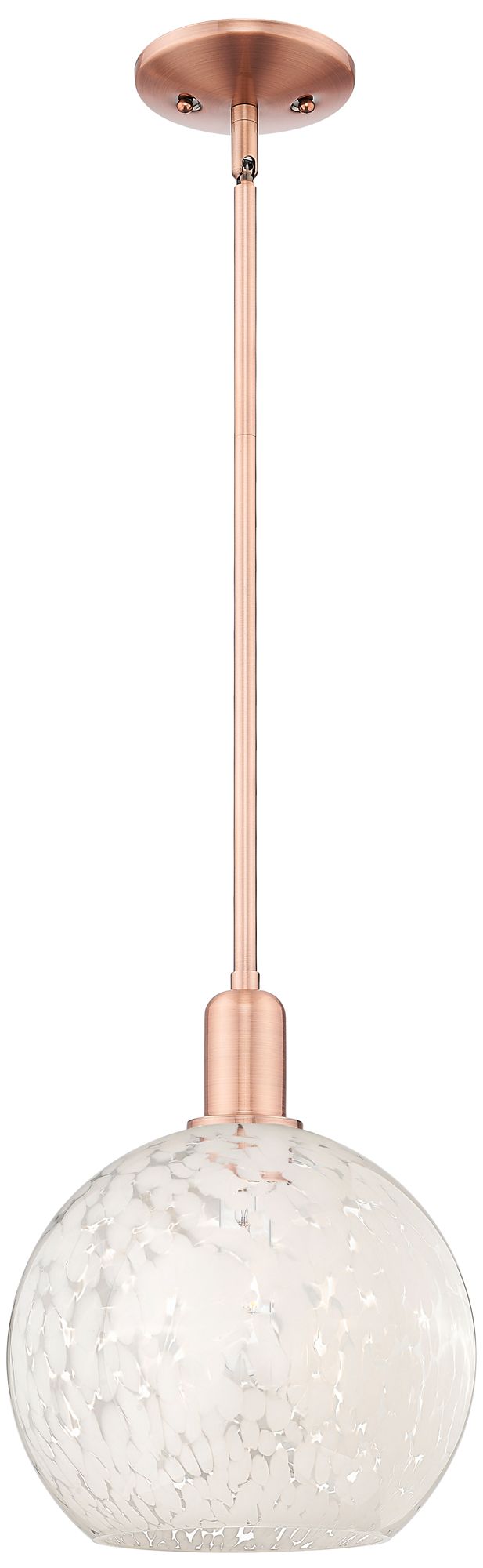 Innovations Lighting White Mouchette Copper Collection