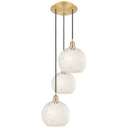 Innovations Lighting White Mouchette Gold Collection