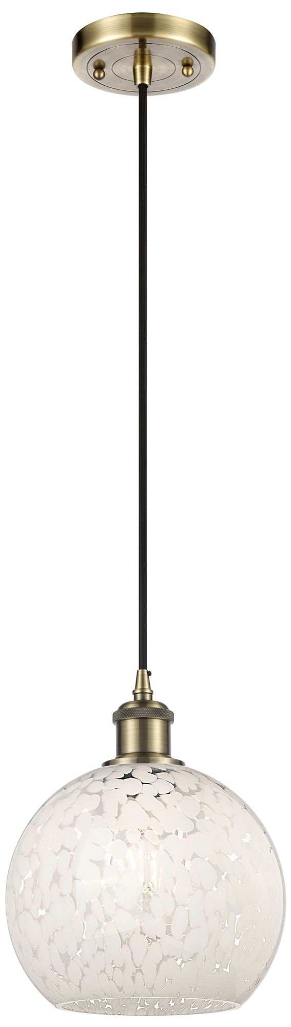 Innovations Lighting White Mouchette Gold Collection