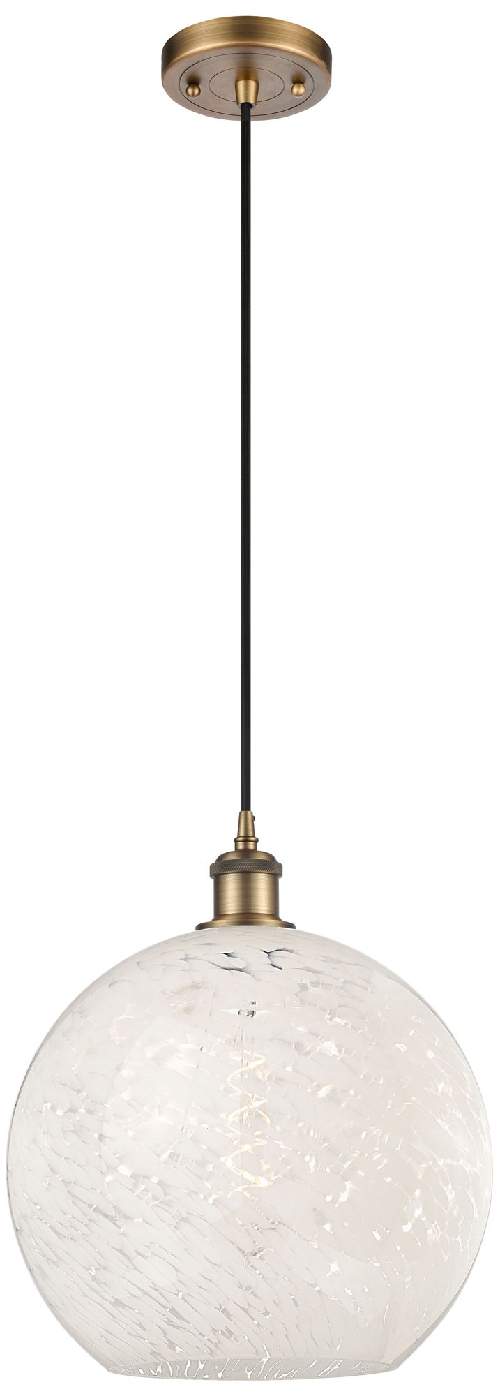 Innovations Lighting White Mouchette Gold Collection